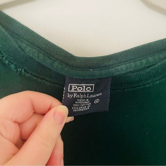 Polo Ralph Lauren Dark Green Long Sleeve Tee - Picture 4 of 14